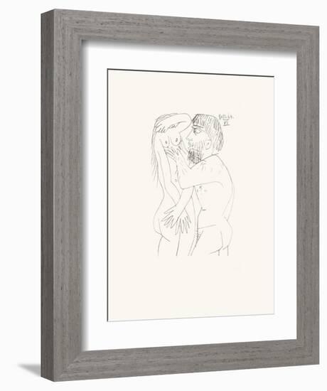 Le Goût du Bonheur 55-Pablo Picasso-Framed Serigraph