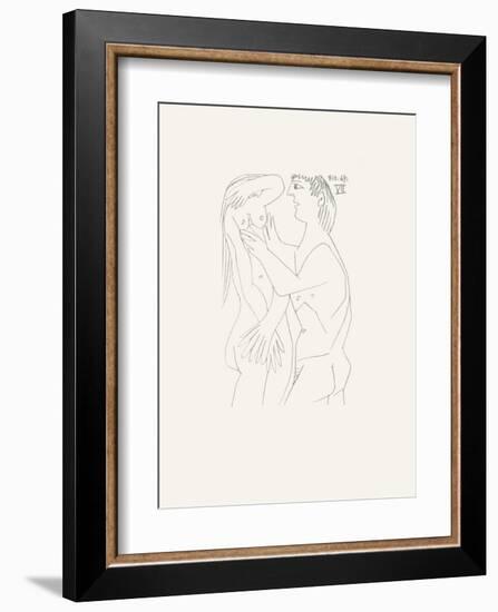 Le Goût du Bonheur 56-Pablo Picasso-Framed Serigraph