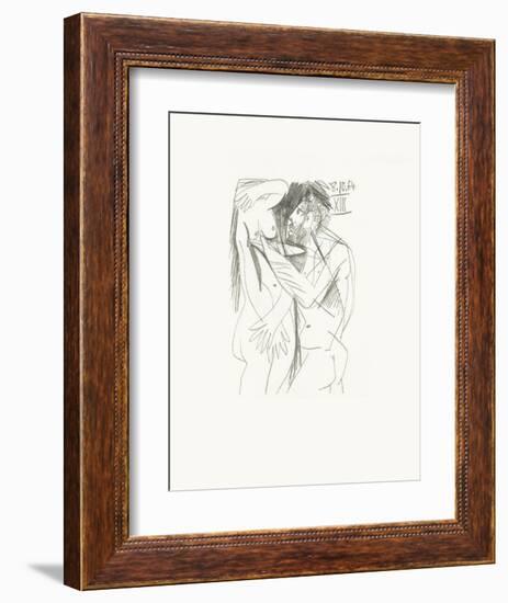 Le Goût du Bonheur 57-Pablo Picasso-Framed Serigraph