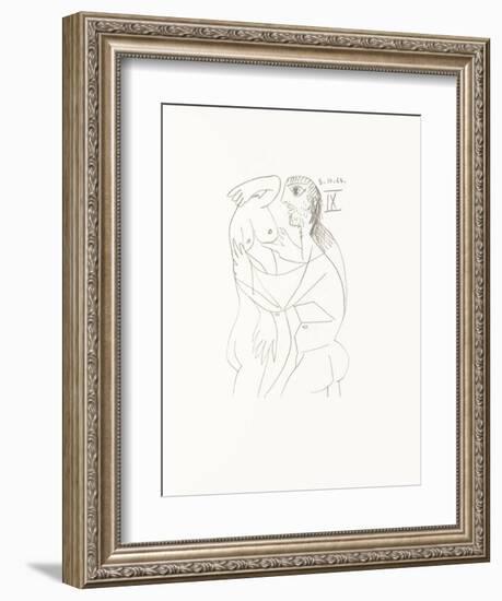 Le Goût du Bonheur 58-Pablo Picasso-Framed Serigraph