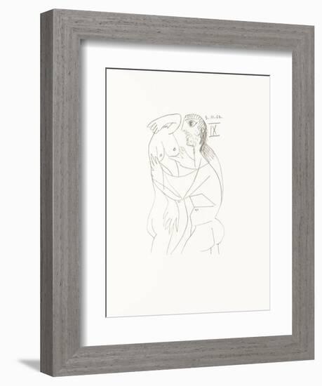 Le Goût du Bonheur 58-Pablo Picasso-Framed Serigraph