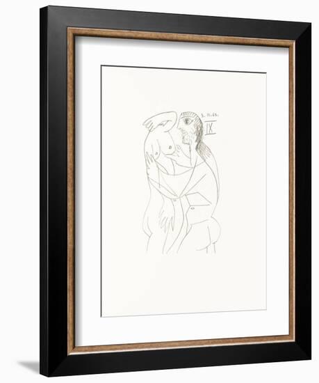 Le Goût du Bonheur 58-Pablo Picasso-Framed Serigraph