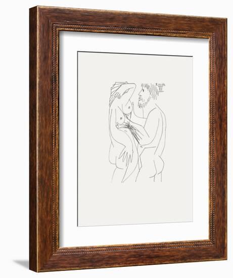 Le Goût du Bonheur 60-Pablo Picasso-Framed Serigraph