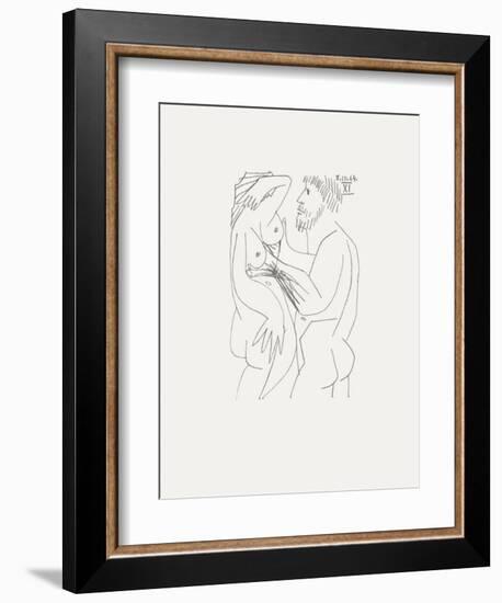 Le Goût du Bonheur 60-Pablo Picasso-Framed Serigraph