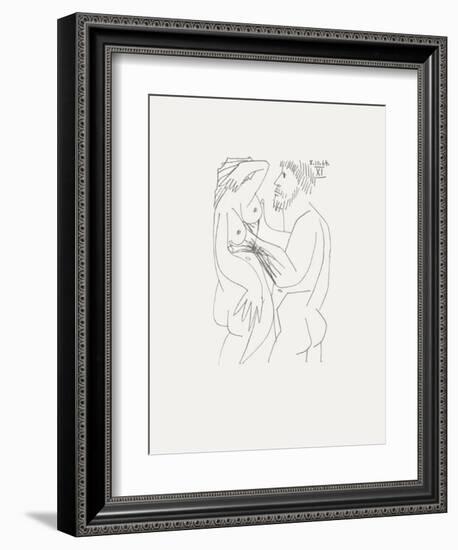 Le Goût du Bonheur 60-Pablo Picasso-Framed Serigraph