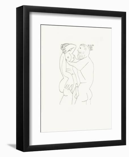 Le Goût du Bonheur 61-Pablo Picasso-Framed Serigraph