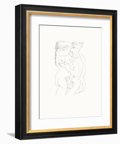 Le Goût du Bonheur 69-Pablo Picasso-Framed Serigraph