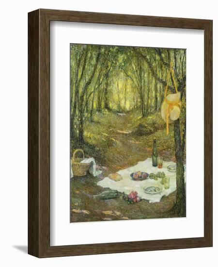 Le Gouter Sous Bois, Gerberoy, 1925-Henri Eugene Augustin Le Sidaner-Framed Giclee Print