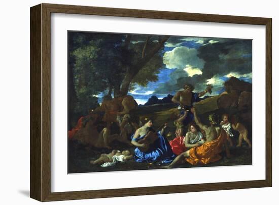 Le Grand Bacchanal, 1627-1628-Nicolas Poussin-Framed Giclee Print