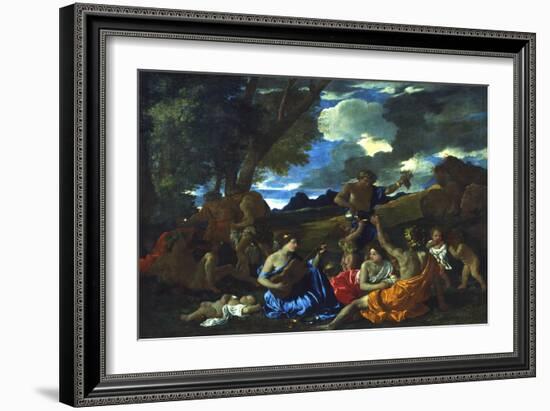 Le Grand Bacchanal, 1627-1628-Nicolas Poussin-Framed Giclee Print