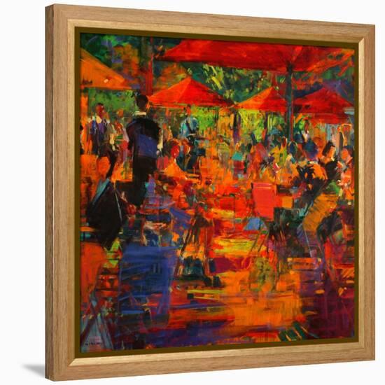 Le Grand Cafe, 2011-Peter Graham-Framed Premier Image Canvas