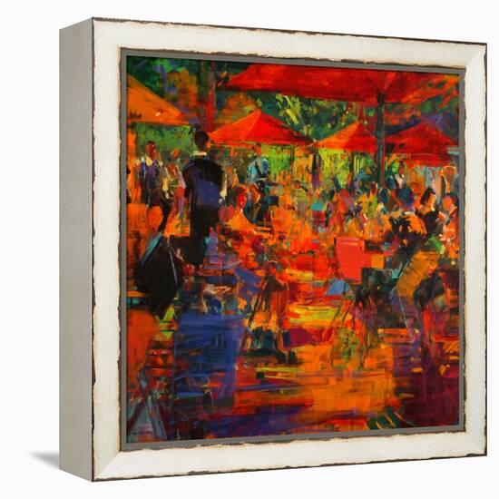 Le Grand Cafe, 2011-Peter Graham-Framed Premier Image Canvas