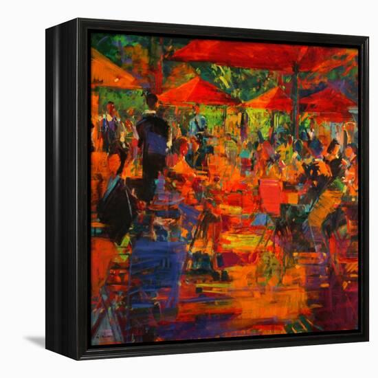 Le Grand Cafe, 2011-Peter Graham-Framed Premier Image Canvas