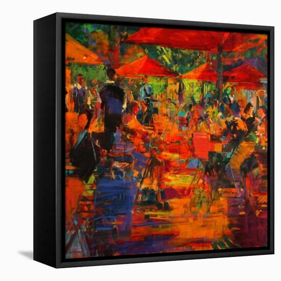 Le Grand Cafe, 2011-Peter Graham-Framed Premier Image Canvas