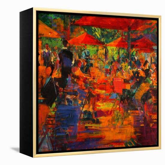 Le Grand Cafe, 2011-Peter Graham-Framed Premier Image Canvas