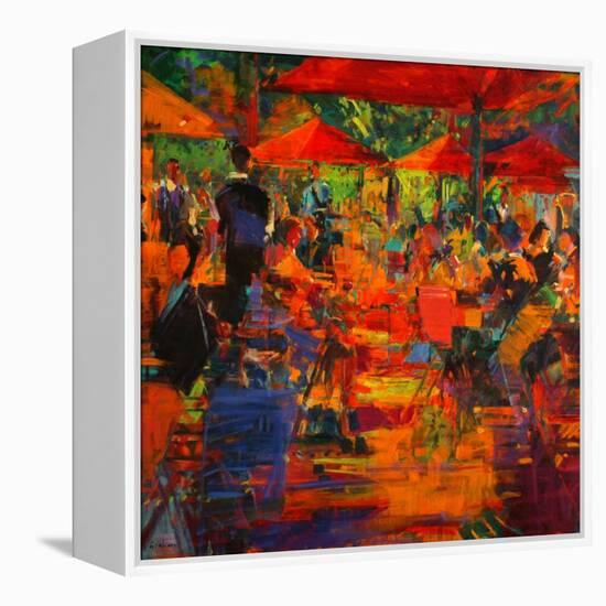 Le Grand Cafe, 2011-Peter Graham-Framed Premier Image Canvas