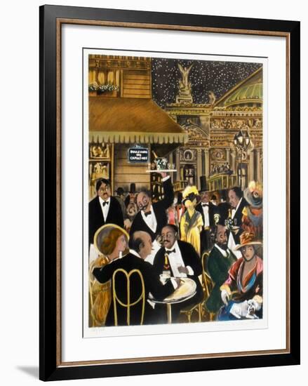 Le Grand Café De Paris-Guy Buffet-Framed Limited Edition