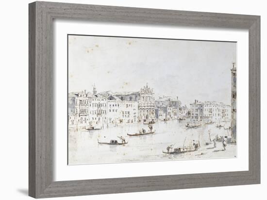 Le Grand Canal à Venise-Francesco Guardi-Framed Giclee Print