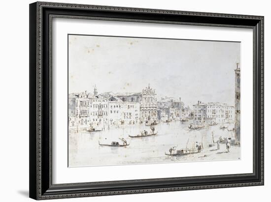 Le Grand Canal à Venise-Francesco Guardi-Framed Giclee Print