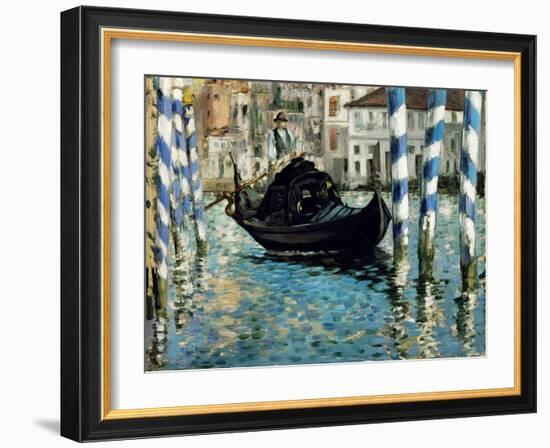 Le Grand Canal, Venise (Venise bleu)-Edouard Manet-Framed Giclee Print