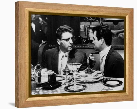 Le grand chantage SWEET SMELL OF SUCCESS by Alexander Mackendrick with Burt Lancaster, Tony Curtis,-null-Framed Stretched Canvas