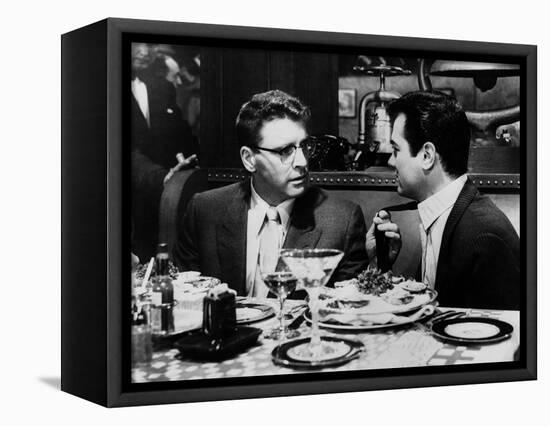 Le grand chantage SWEET SMELL OF SUCCESS by Alexander Mackendrick with Burt Lancaster, Tony Curtis,-null-Framed Stretched Canvas