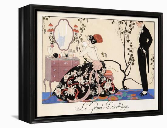 Le Grand Décolletage, 1921-Georges Barbier-Framed Premier Image Canvas