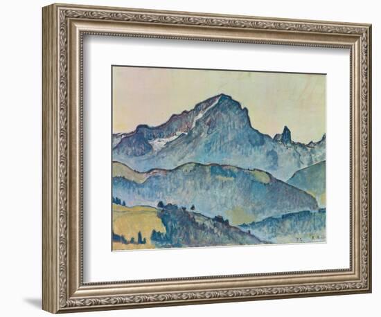 Le Grand Muveran (Berner Alpen), 1912-Ferdinand Hodler-Framed Giclee Print