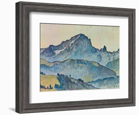 Le Grand Muveran (Berner Alpen), 1912-Ferdinand Hodler-Framed Giclee Print