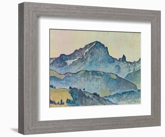 Le Grand Muveran (Berner Alpen), 1912-Ferdinand Hodler-Framed Giclee Print