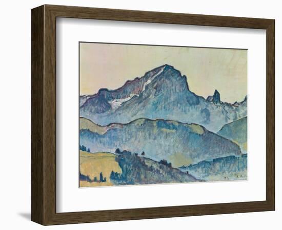 Le Grand Muveran (Berner Alpen), 1912-Ferdinand Hodler-Framed Giclee Print