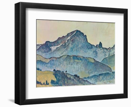 Le Grand Muveran (Berner Alpen), 1912-Ferdinand Hodler-Framed Giclee Print