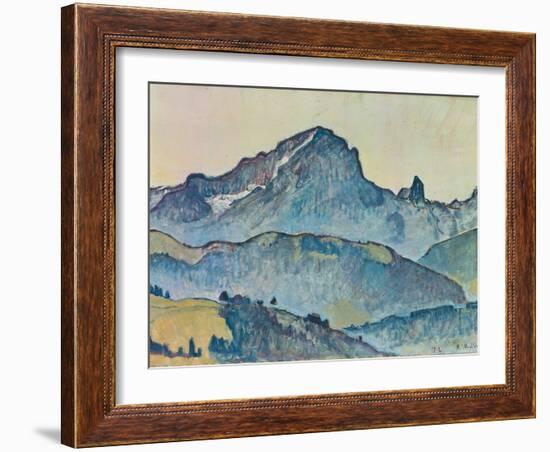 Le Grand Muveran (Berner Alpen), 1912-Ferdinand Hodler-Framed Giclee Print