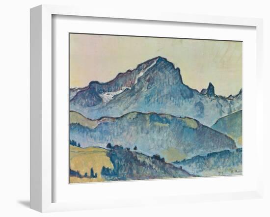 Le Grand Muveran (Berner Alpen), 1912-Ferdinand Hodler-Framed Giclee Print