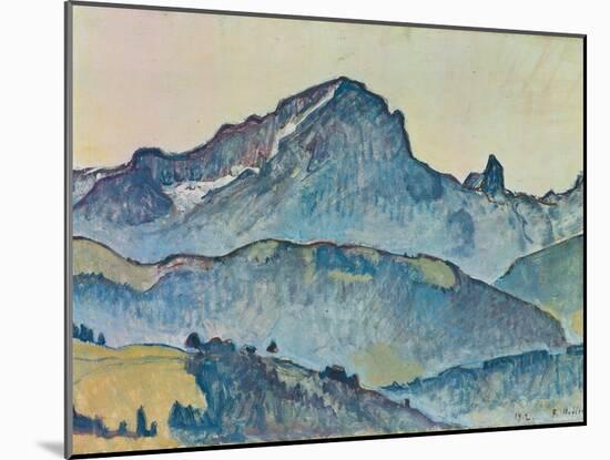 Le Grand Muveran (Berner Alpen), 1912-Ferdinand Hodler-Mounted Giclee Print