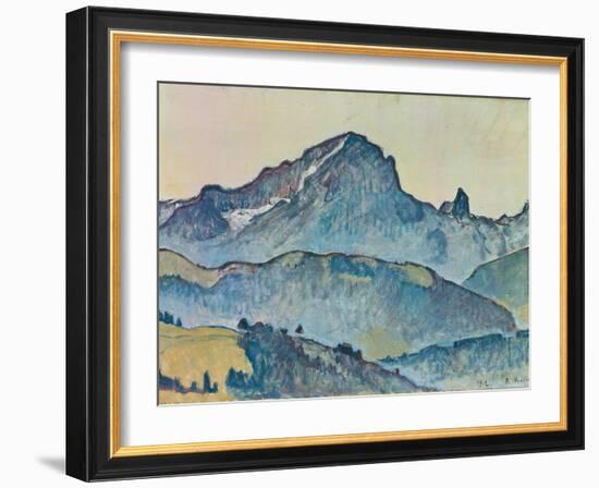 Le Grand Muveran (Berner Alpen), 1912-Ferdinand Hodler-Framed Giclee Print