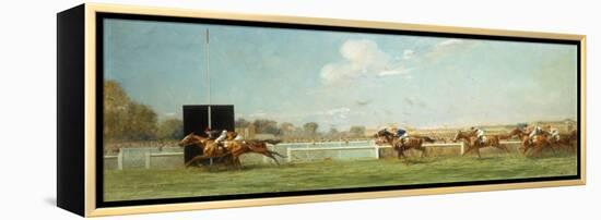 Le Grand Prix de Paris at Longchamp, 1933-Eugene Pechaubes-Framed Premier Image Canvas