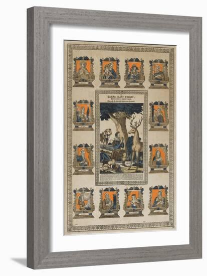 Le grand saint Hubert, patron des Ardennes-null-Framed Giclee Print