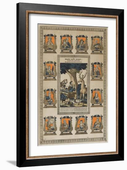 Le grand saint Hubert, patron des Ardennes-null-Framed Giclee Print