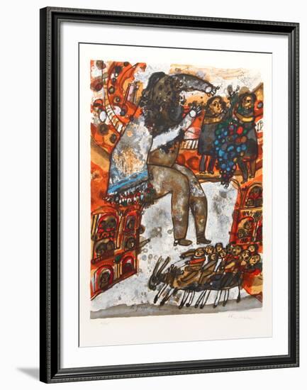 Le Grappa de Canaan-Theo Tobiasse-Framed Limited Edition