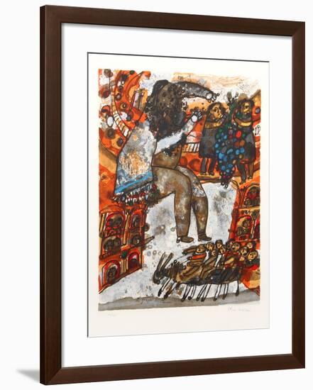 Le Grappa de Canaan-Theo Tobiasse-Framed Limited Edition