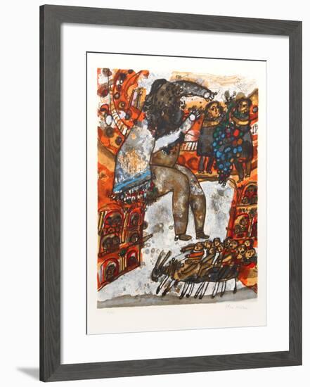 Le Grappa de Canaan-Theo Tobiasse-Framed Limited Edition