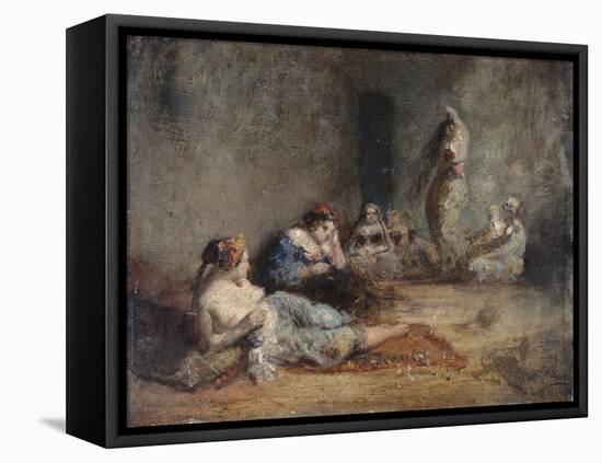 Le harem-Félix Ziem-Framed Premier Image Canvas