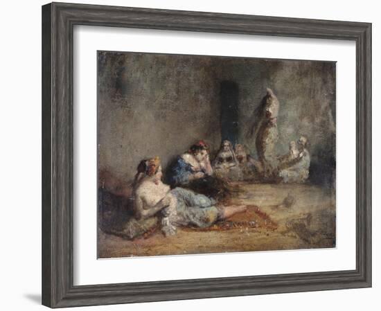 Le harem-Félix Ziem-Framed Giclee Print