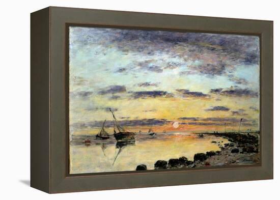 Le Havre, 1889-Eugène Boudin-Framed Premier Image Canvas