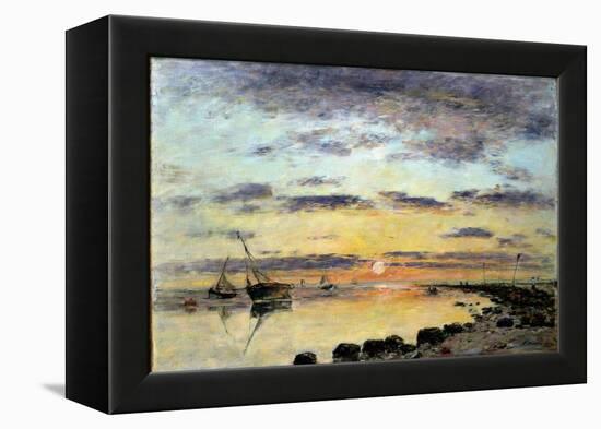 Le Havre, 1889-Eugène Boudin-Framed Premier Image Canvas