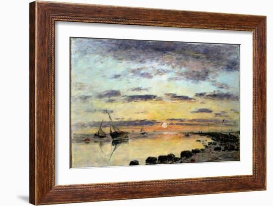 Le Havre, 1889-Eugène Boudin-Framed Giclee Print