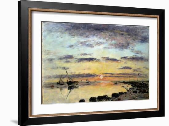 Le Havre, 1889-Eugène Boudin-Framed Giclee Print