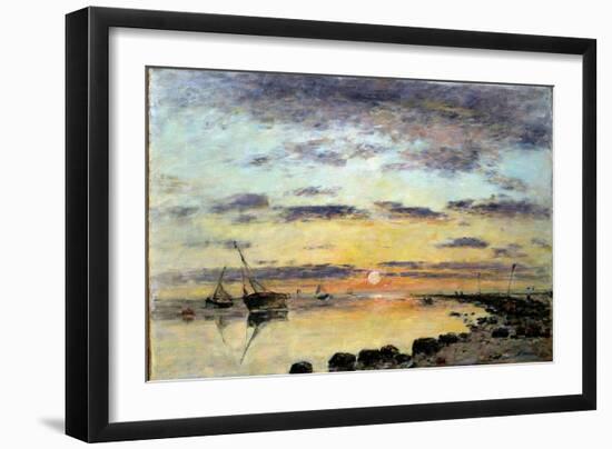 Le Havre, 1889-Eugène Boudin-Framed Giclee Print