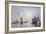 Le Havre, Eure Basin, Sailing Boats at Anchor, Sunset-Eugène Boudin-Framed Giclee Print